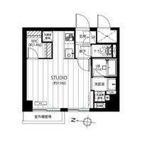 東京都中野区本町4丁目の賃貸マンションの間取り