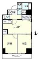 東京都台東区蔵前4丁目の賃貸マンションの間取り