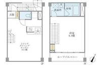東京都品川区東大井5丁目の賃貸マンションの間取り