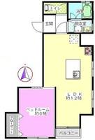 東京都墨田区菊川3丁目の賃貸マンションの間取り