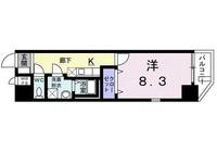 東京都江東区豊洲5丁目の賃貸マンションの間取り