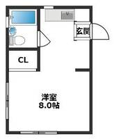 福岡県福岡市南区大楠2丁目(マンション)の賃貸物件の間取り