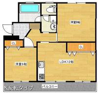 福岡県福岡市南区塩原3丁目(マンション)の賃貸物件の間取り