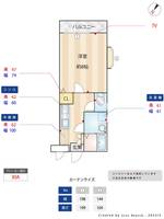 福岡県福岡市南区大楠2丁目(マンション)の賃貸物件の間取り