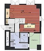 福岡県福岡市中央区薬院2丁目(マンション)の賃貸物件の間取り