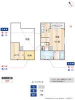 福岡県福岡市南区清水3丁目(アパート)の賃貸物件の間取り