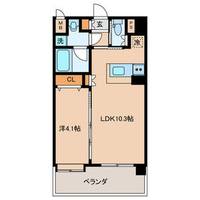 福岡県福岡市博多区堅粕5丁目(マンション)の賃貸物件の間取り