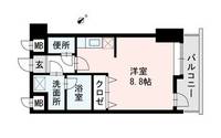 福岡県福岡市南区高宮3丁目(マンション)の賃貸物件の間取り