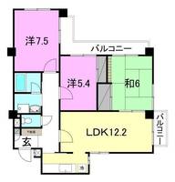物件の間取り画像
