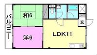 コーポ今村202の間取り