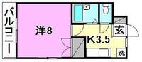 ベルナティオ401の間取り