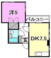 ニュー三番町ハイツ302の間取り