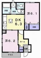 メゾン・ラフィネ A・BA-101の間取り