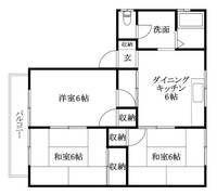 フレグランス乃万103の間取り