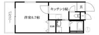プレリュード本町1005の間取り