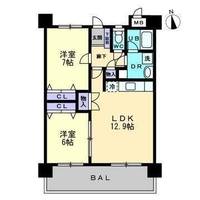 CITY SPIRE東石井1003の間取り