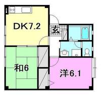 フォブール大東102の間取り