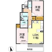 ルーチェ・デルソーレ103の間取り