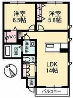 シュ・フルークB101の間取り