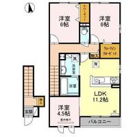 ル リアン202の間取り