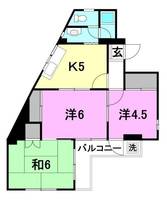 浅井マンション101の間取り