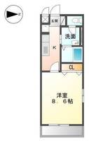 アンジュ201の間取り