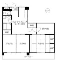 コーポ久枝302の間取り