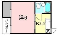 シティテラス203の間取り