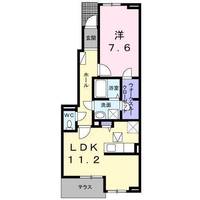 アーク・ガーデンB102の間取り