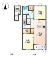 グレーシア(南斎院町)202の間取り