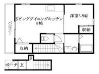 エルミタージュ201の間取り
