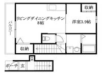 エルミタージュ202の間取り