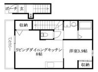 エルミタージュ203の間取り