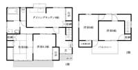 愛媛県松山市古川南2丁目6−5(一戸建)の賃貸物件01の間取り