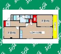 マンション杉105の間取り