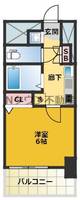 プレサンスNAGOYA桜通ビッグビートの間取り