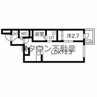 アソシエ東別院401の間取り
