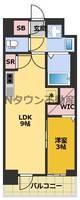 エステムコート名古屋TWIN WESTの間取り