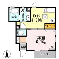 クローバーハイツの間取り