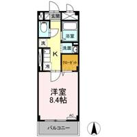 コム シェ ソワⅠの間取り