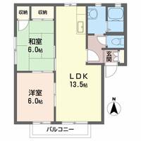 メゾン北野 A・B棟・A202の間取り