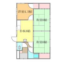 愛媛県松山市北久米町(一戸建)の賃貸物件南2の間取り