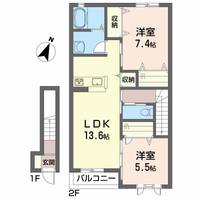 物件の間取り画像