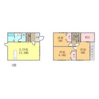 愛媛県松山市持田町2丁目(一戸建)の賃貸物件Cの間取り