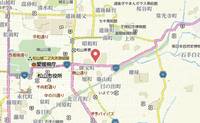愛媛県松山市持田町2丁目(一戸建)の賃貸物件Cの地図