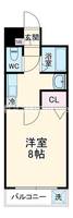 コーポローレル布施の間取り