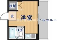 サンハイツ近大前の間取り