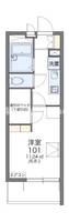 レオパレスひまわり荘の間取り