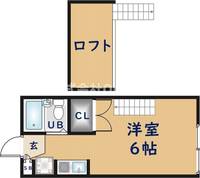 大阪府東大阪市吉田8丁目(アパート)の賃貸物件の間取り