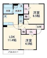 物件の間取り画像